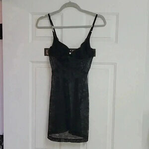 Incanto Lace mini sheer dress